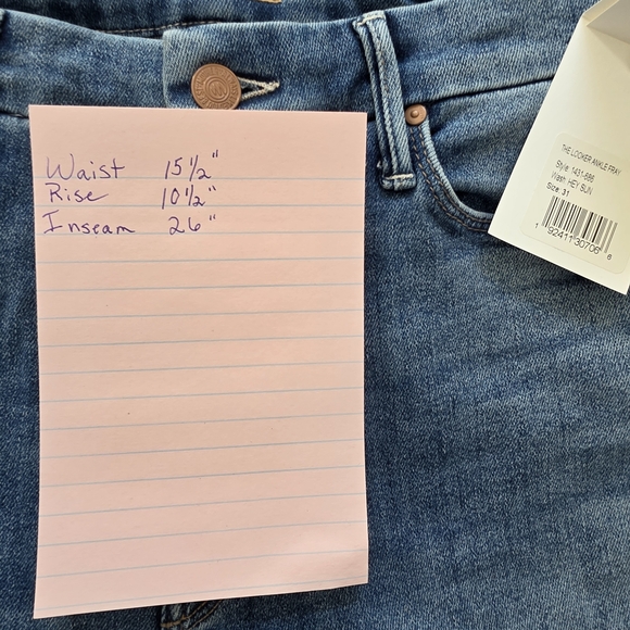 Mother The Looker Ankle Fray In Hey Sun - Picture 6 of 8